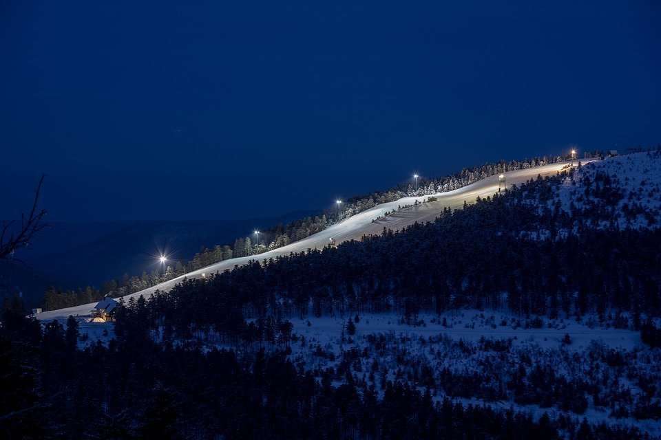 Night Skiing Hochkoenig